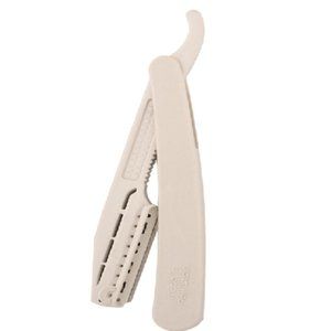 Barber Razor Straight Edge Folding Plain Handle Salon Shaving Knife